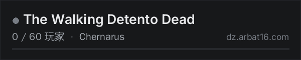 AR16 DayZ 服务器列表中的 The Walking Detento Dead