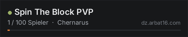 Spin The Block PVP in der DayZ-Serverliste von AR16