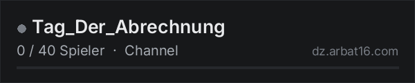 Tag_Der_Abrechnung in der DayZ-Serverliste von AR16