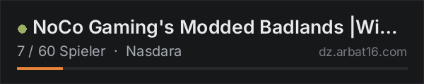 NoCo Gaming's Modded Badlands |Wiped 10/15/26|PVE|Air Drops| in der DayZ-Serverliste von AR16