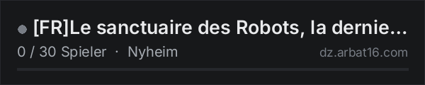[FR]Le sanctuaire des Robots, la derniere frontiere[BZH DayZ] in der DayZ-Serverliste von AR16
