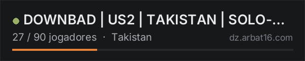 DOWNBAD | US2 | TAKISTAN | SOLO-DUO-TRIO | discord.gg/downbadda na lista de servidores de DayZ da AR16