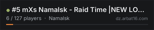 #5 mXs Namalsk - Raid Time |NEW LOOT |CodeLock |Build on the AR16 DayZ server list