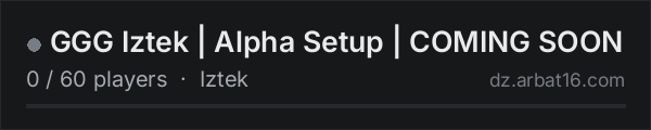 GGG Iztek | Alpha Setup | COMING SOON on the AR16 DayZ server list