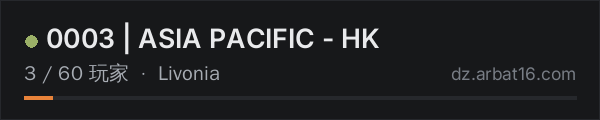 AR16 DayZ 服务器列表中的 0003 | ASIA PACIFIC - HK