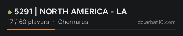 5291 | NORTH AMERICA - LA on the AR16 DayZ server list