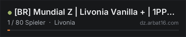 BR Mundial Z | Livonia Vanilla + | 1PP | WIPE 25/09 in der DayZ-Serverliste von AR16