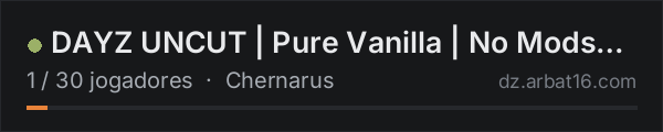 DAYZ UNCUT  |  Pure Vanilla  |  No Mods  |  EU / IT na lista de servidores de DayZ da AR16