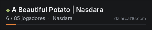 A Beautiful Potato | Nasdara na lista de servidores de DayZ da AR16