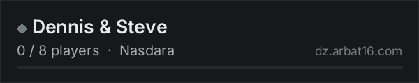 Dennis & Steve on the AR16 DayZ server list