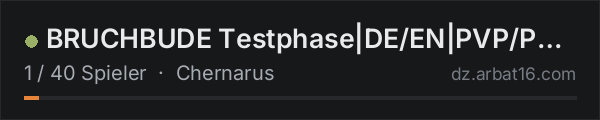 BRUCHBUDE Testphase|DE/EN|PVP/PVE|DRUGS|HELIS|KEYCARDS in der DayZ-Serverliste von AR16