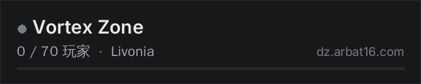 AR16 DayZ 服务器列表中的 Vortex Zone