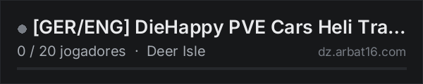 [GER/ENG] DieHappy PVE Cars Heli Trader Keycards na lista de servidores de DayZ da AR16