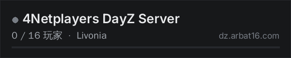 AR16 DayZ 服务器列表中的 4Netplayers DayZ Server
