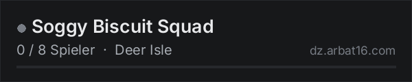 Soggy Biscuit Squad in der DayZ-Serverliste von AR16