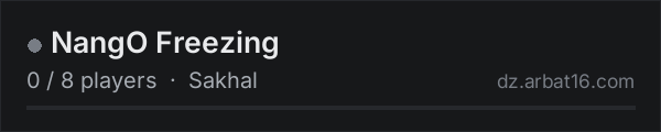 NangO Freezing on the AR16 DayZ server list