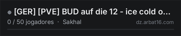 [GER] [PVE] BUD auf die 12 - ice cold on Frostline na lista de servidores de DayZ da AR16
