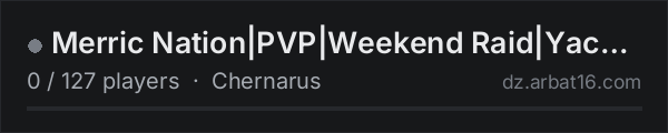 Merric Nation|PVP|Weekend Raid|Yachts|Keycards|AI|Aliens|UFOs|J on the AR16 DayZ server list
