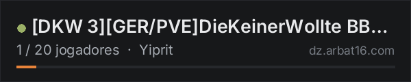[DKW 3][GER/PVE]DieKeinerWollte BBP|BallerZ|RAG|RUSF|Snafu|Par na lista de servidores de DayZ da AR16