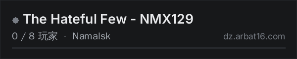 AR16 DayZ 服务器列表中的 The Hateful Few - NMX129
