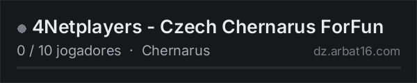 4Netplayers - Czech Chernarus ForFun na lista de servidores de DayZ da AR16