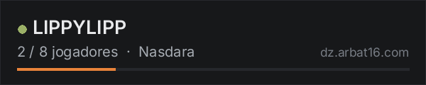 LIPPYLIPP na lista de servidores de DayZ da AR16