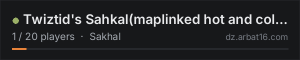 Twiztid's Sahkal(maplinked hot and cold) on the AR16 DayZ server list