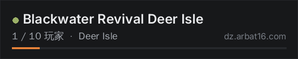 AR16 DayZ 服务器列表中的 Blackwater Revival Deer Isle