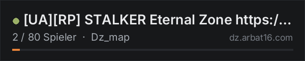 UARP STALKER Eternal Zone https://discord.gg/stalkerua in der DayZ-Serverliste von AR16