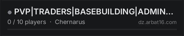 PVP|TRADERS|BASEBUILDING|ADMIN BASE|4Netplayers on the AR16 DayZ server list