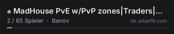 MadHouse PvE w/PvP zones|Traders|Airdrops|Helis|Quests in der DayZ-Serverliste von AR16
