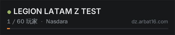 AR16 DayZ 服务器列表中的 LEGION LATAM Z TEST