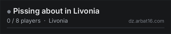 Pissing about in Livonia on the AR16 DayZ server list
