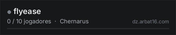 flyease na lista de servidores de DayZ da AR16
