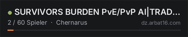 EXAMPLE NAME in der DayZ-Serverliste von AR16