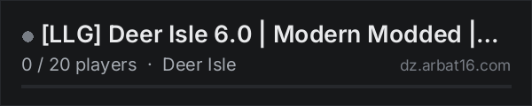 LLG Deer Isle 6.0 | Modern Modded | LovingLifeGaming.com on the AR16 DayZ server list