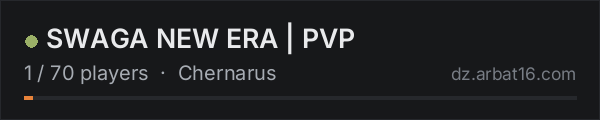 SWAGA NEW ERA | PVP on the AR16 DayZ server list