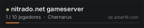 nitrado.net gameserver na lista de servidores de DayZ da AR16