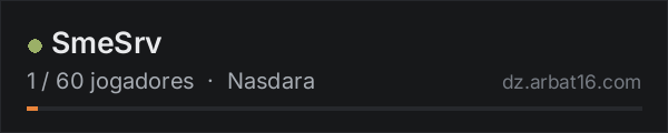 SmeSrv na lista de servidores de DayZ da AR16