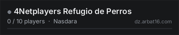 4Netplayers Refugio de Perros on the AR16 DayZ server list