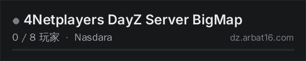 AR16 DayZ 服务器列表中的 4Netplayers DayZ Server BigMap