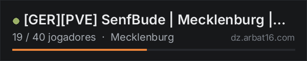 GERPVE SenfBude | Mecklenburg | Helis | Cars | 25k na lista de servidores de DayZ da AR16