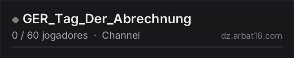 GER_Tag_Der_Abrechnung na lista de servidores de DayZ da AR16