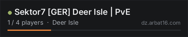 DieFische [GER] Deer Isle | PvE on the AR16 DayZ server list