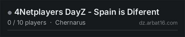 4Netplayers DayZ - Spain is Diferent on the AR16 DayZ server list