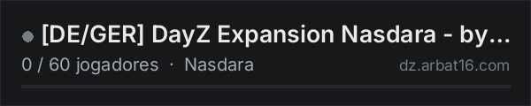 [DE/GER] DayZ Expansion Nasdara - by Blitz-IT / ts.blitz-it.de na lista de servidores de DayZ da AR16