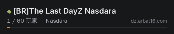 AR16 DayZ 服务器列表中的 [BR]The Last DayZ Nasdara