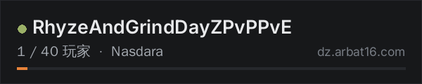 AR16 DayZ 服务器列表中的 RhyzeAndGrindDayZPvPPvE