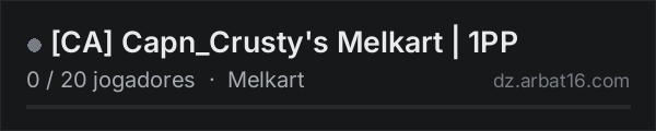CA Capn_Crusty's Melkart | 1PP na lista de servidores de DayZ da AR16