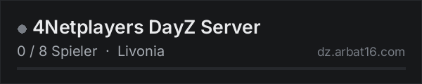 4Netplayers DayZ Server in der DayZ-Serverliste von AR16